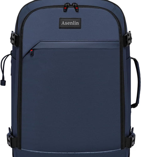 18 Inch Travel Laptop Backpack for Women Men，Business Travel Backpack Fit Flight Approved Water Resistant Computer Backpack Suitcase Backpack Black