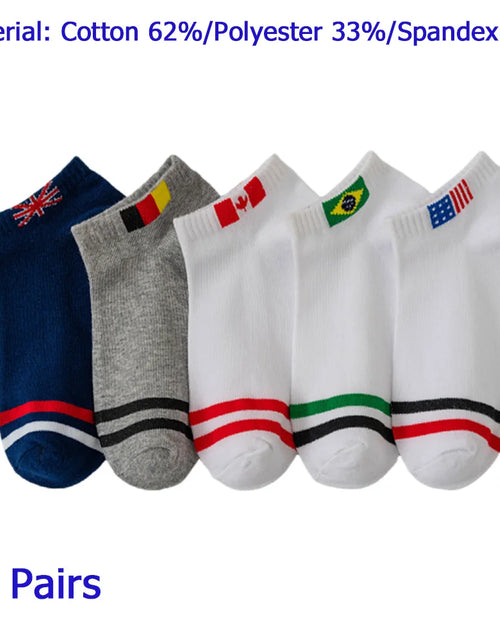 Load image into Gallery viewer, 8 Pairs Women/Men Boat Socks Invisible Low Cut Silicone Non-Slip Summer No-Show Ankle Socks Solid Color Casual Breathable
