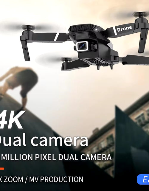 Load image into Gallery viewer, KDBFA 2024 New E88 Pro WIFI FPV Drone Wide Angle HD 4K 1080P Camera Height Hold RC Foldable Quadcopter Dron Helicopter Toys Gift
