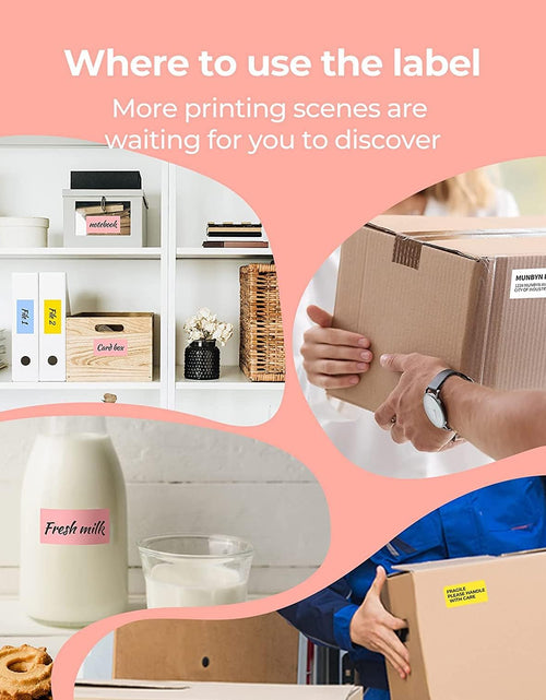 Load image into Gallery viewer, 2.25"X1.25" Blue Direct Thermal Labels, Self-Adhesive Address Shipping Thermal Stickers, Square Label for Thermal Label Printer-1 Roll,1000 Labels

