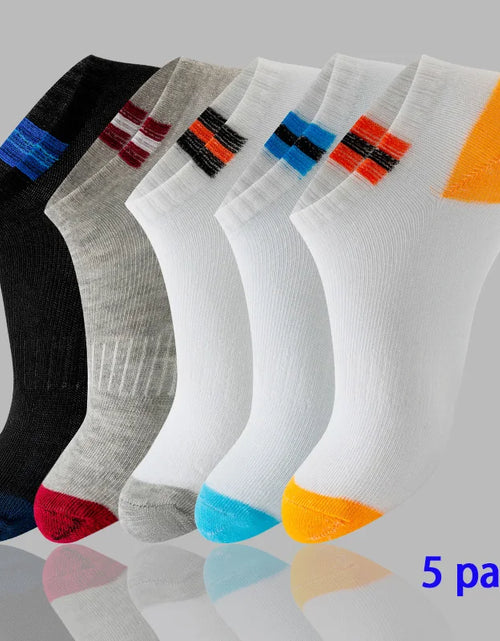 Load image into Gallery viewer, 8 Pairs Women/Men Boat Socks Invisible Low Cut Silicone Non-Slip Summer No-Show Ankle Socks Solid Color Casual Breathable
